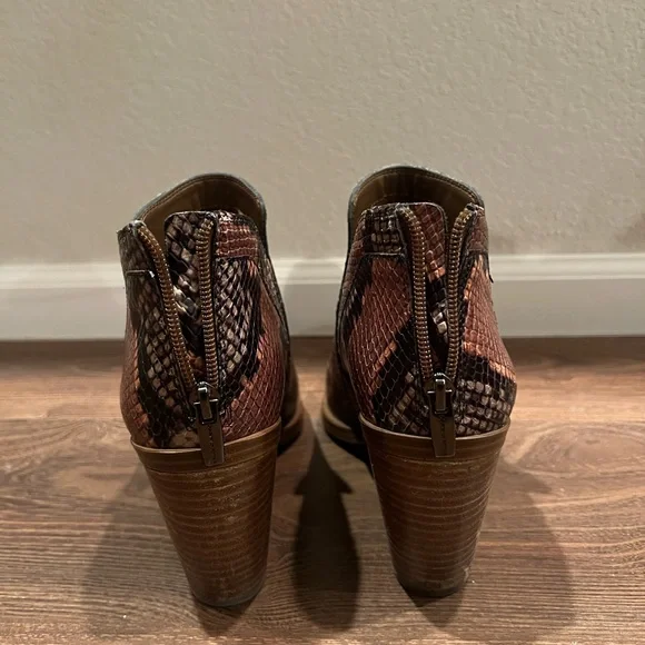 Vince Camuto Snack Skin Print Booties - Picture 4 of 9